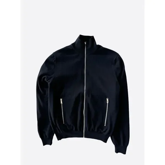 Prada Black Nylon Reversible Bomber Jacket
